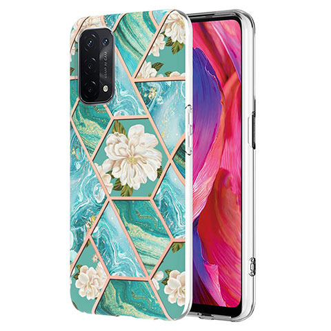 Funda Silicona Gel Goma Patron de Moda Carcasa Y02B para OnePlus Nord N200 5G Verde