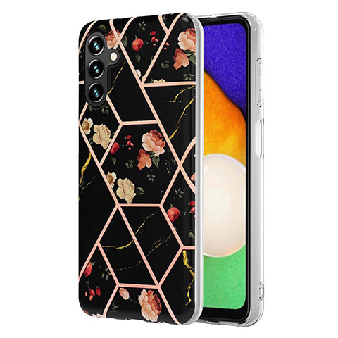 Funda Silicona Gel Goma Patron de Moda Carcasa Y02B para Samsung Galaxy A04s Negro