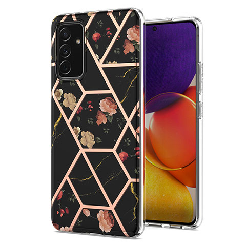 Funda Silicona Gel Goma Patron de Moda Carcasa Y02B para Samsung Galaxy A05s Negro