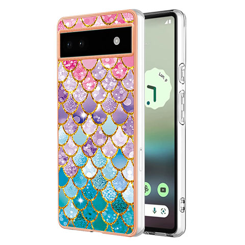 Funda Silicona Gel Goma Patron de Moda Carcasa Y03B para Google Pixel 6a 5G Vistoso