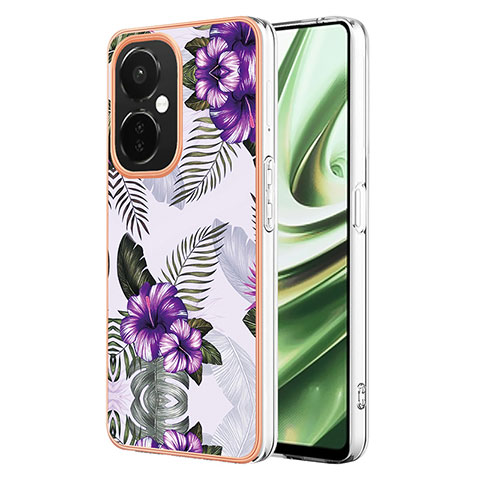 Funda Silicona Gel Goma Patron de Moda Carcasa Y03B para OnePlus Nord CE 3 Lite 5G Morado