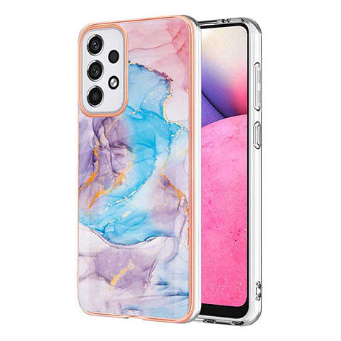 Funda Silicona Gel Goma Patron de Moda Carcasa Y03B para Samsung Galaxy A33 5G Azul