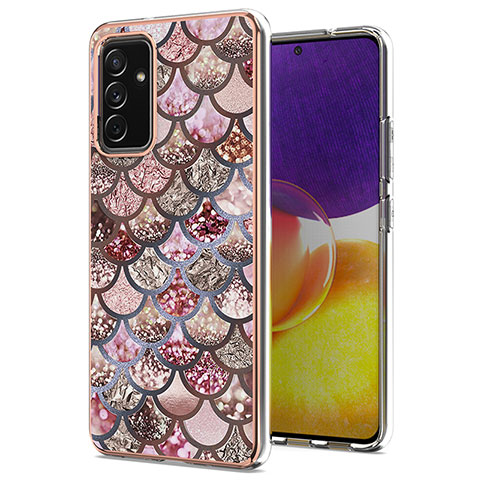 Funda Silicona Gel Goma Patron de Moda Carcasa Y03B para Samsung Galaxy A82 5G Marron