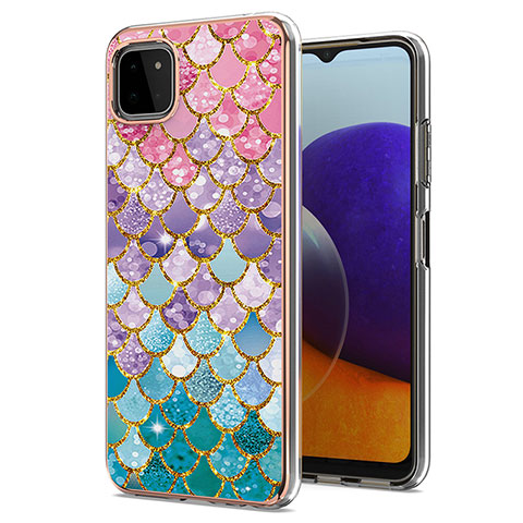 Funda Silicona Gel Goma Patron de Moda Carcasa Y03B para Samsung Galaxy F42 5G Vistoso