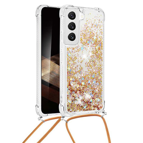 Funda Silicona Gel Goma Patron de Moda Carcasa Y03B para Samsung Galaxy S24 5G Oro