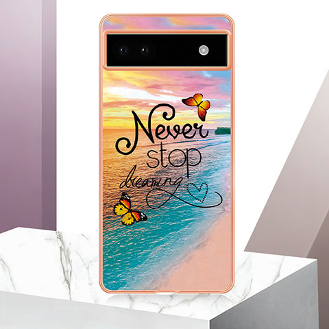 Funda Silicona Gel Goma Patron de Moda Carcasa Y04B para Google Pixel 6a 5G Multicolor