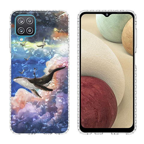 Funda Silicona Gel Goma Patron de Moda Carcasa Y04B para Samsung Galaxy A12 5G Multicolor