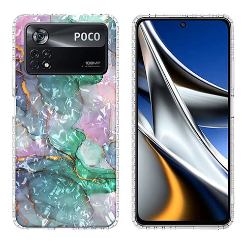 Funda Silicona Gel Goma Patron de Moda Carcasa Y04B para Xiaomi Poco X4 Pro 5G Multicolor