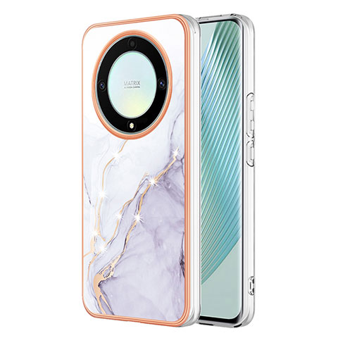 Funda Silicona Gel Goma Patron de Moda Carcasa Y05B para Huawei Honor X9a 5G Blanco