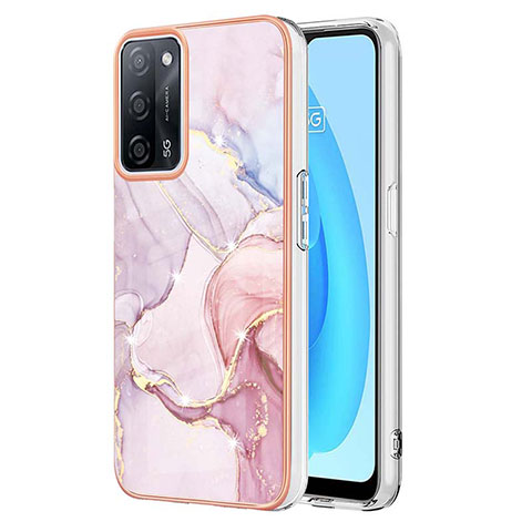 Funda Silicona Gel Goma Patron de Moda Carcasa Y05B para Oppo A53s 5G Rosa