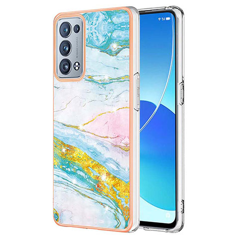 Funda Silicona Gel Goma Patron de Moda Carcasa Y05B para Oppo Reno6 Pro 5G Vistoso