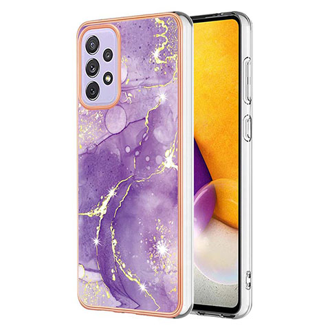 Funda Silicona Gel Goma Patron de Moda Carcasa Y05B para Samsung Galaxy A23 5G Morado