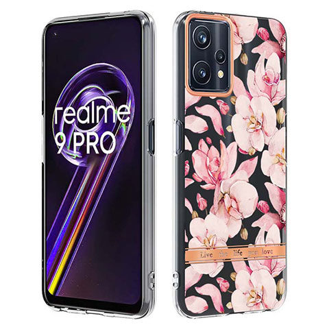 Funda Silicona Gel Goma Patron de Moda Carcasa Y06B para Realme 9 Pro 5G Rosa