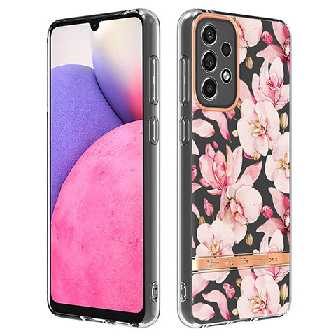 Funda Silicona Gel Goma Patron de Moda Carcasa Y06B para Samsung Galaxy A33 5G Rosa