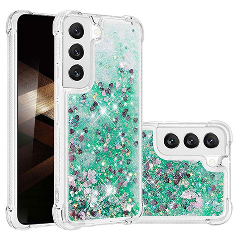 Funda Silicona Gel Goma Patron de Moda Carcasa Y06B para Samsung Galaxy S25 Plus 5G Verde