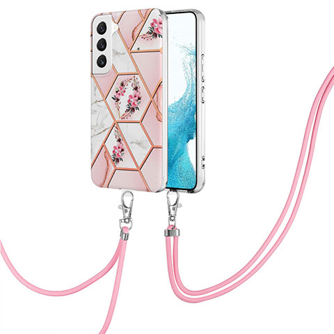 Funda Silicona Gel Goma Patron de Moda Carcasa Y19B para Samsung Galaxy S23 Plus 5G Rosa