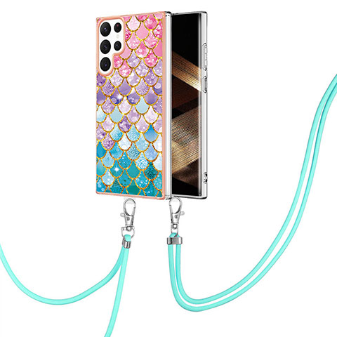 Funda Silicona Gel Goma Patron de Moda Carcasa Y20B para Samsung Galaxy S24 Ultra 5G Multicolor