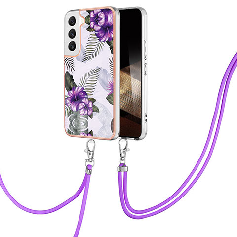 Funda Silicona Gel Goma Patron de Moda Carcasa Y20B para Samsung Galaxy S25 5G Morado