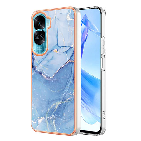 Funda Silicona Gel Goma Patron de Moda Carcasa YB1 para Huawei Honor 90 Lite 5G Azul