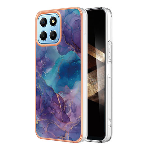 Funda Silicona Gel Goma Patron de Moda Carcasa YB1 para Huawei Honor X8b Morado