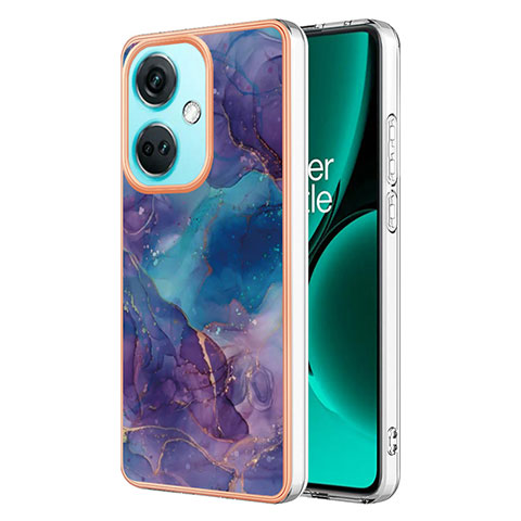 Funda Silicona Gel Goma Patron de Moda Carcasa YB1 para OnePlus Nord CE 3 5G Morado