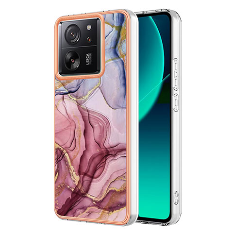 Funda Silicona Gel Goma Patron de Moda Carcasa YB1 para Xiaomi Mi 13T 5G Purpura Claro