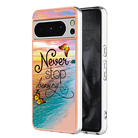 Funda Silicona Gel Goma Patron de Moda Carcasa YB3 para Google Pixel 8 Pro 5G Multicolor