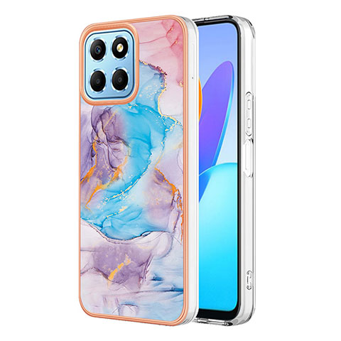 Funda Silicona Gel Goma Patron de Moda Carcasa YB3 para Huawei Honor X6a Azul