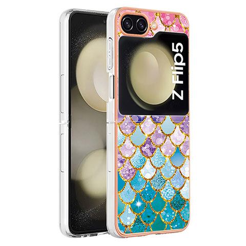 Funda Silicona Gel Goma Patron de Moda Carcasa YB3 para Samsung Galaxy Z Flip5 5G Vistoso