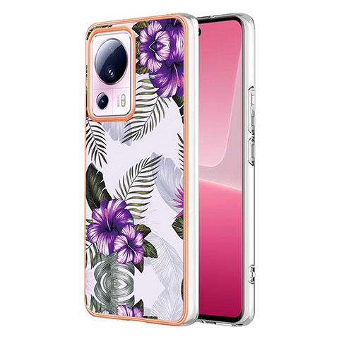 Funda Silicona Gel Goma Patron de Moda Carcasa YB3 para Xiaomi Civi 2 5G Morado