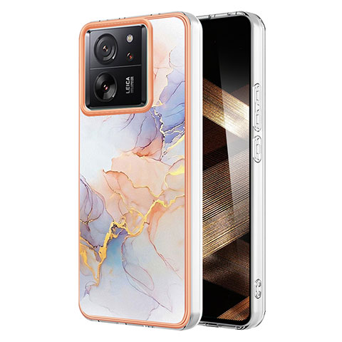 Funda Silicona Gel Goma Patron de Moda Carcasa YB3 para Xiaomi Mi 13T 5G Purpura Claro