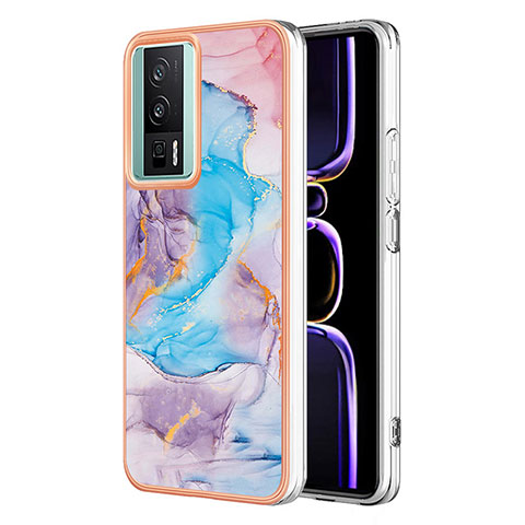 Funda Silicona Gel Goma Patron de Moda Carcasa YB3 para Xiaomi Poco F5 Pro 5G Azul