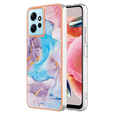 Funda Silicona Gel Goma Patron de Moda Carcasa YB3 para Xiaomi Redmi Note 12 4G Azul