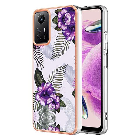 Funda Silicona Gel Goma Patron de Moda Carcasa YB3 para Xiaomi Redmi Note 12S Morado