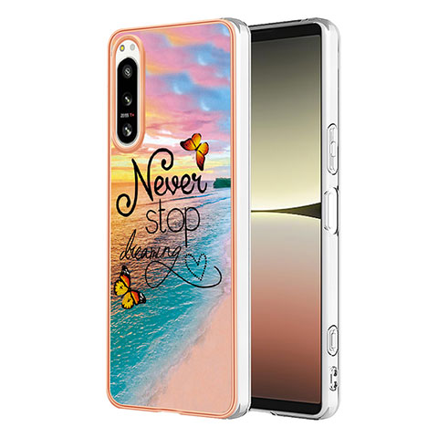 Funda Silicona Gel Goma Patron de Moda Carcasa YB4 para Sony Xperia 5 IV Multicolor