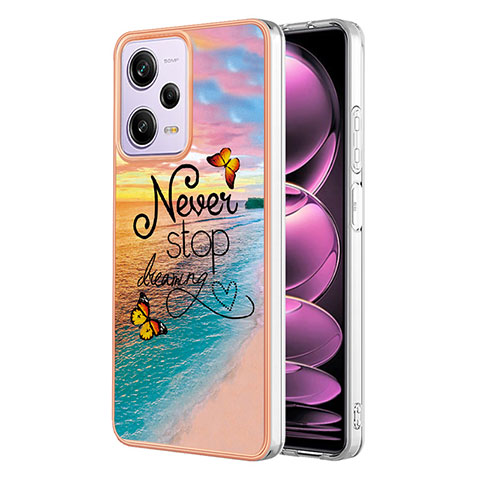 Funda Silicona Gel Goma Patron de Moda Carcasa YB4 para Xiaomi Redmi Note 12 Pro 5G Multicolor