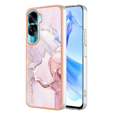 Funda Silicona Gel Goma Patron de Moda Carcasa YB5 para Huawei Honor 90 Lite 5G Rosa