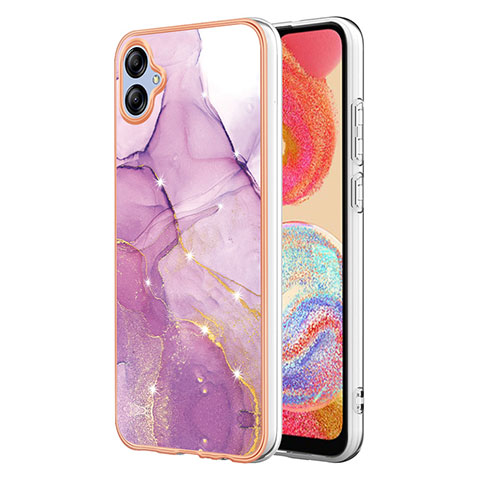 Funda Silicona Gel Goma Patron de Moda Carcasa YB5 para Samsung Galaxy A04 4G Purpura Claro