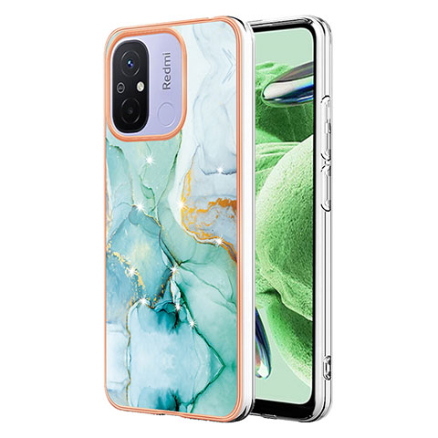 Funda Silicona Gel Goma Patron de Moda Carcasa YB5 para Xiaomi Poco C55 Verde