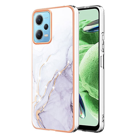 Funda Silicona Gel Goma Patron de Moda Carcasa YB5 para Xiaomi Poco X5 5G Blanco