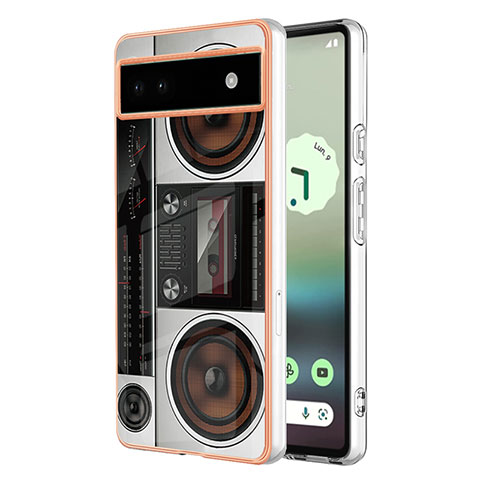 Funda Silicona Gel Goma Patron de Moda Carcasa YB6 para Google Pixel 6a 5G Vistoso