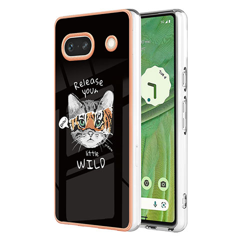 Funda Silicona Gel Goma Patron de Moda Carcasa YB6 para Google Pixel 7a 5G Multicolor