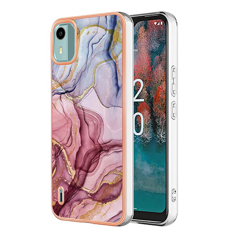 Funda Silicona Gel Goma Patron de Moda Carcasa YB7 para Nokia C12 Multicolor