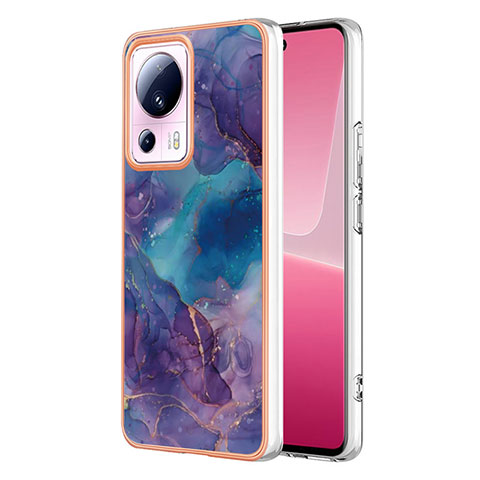 Funda Silicona Gel Goma Patron de Moda Carcasa YB7 para Xiaomi Civi 2 5G Morado