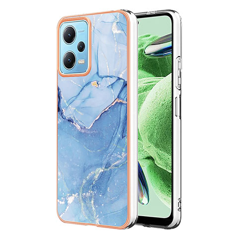 Funda Silicona Gel Goma Patron de Moda Carcasa YB7 para Xiaomi Redmi Note 12 5G Azul