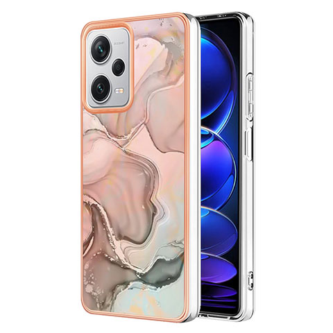 Funda Silicona Gel Goma Patron de Moda Carcasa YB7 para Xiaomi Redmi Note 12 Explorer Rosa