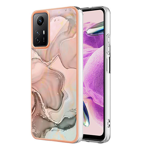 Funda Silicona Gel Goma Patron de Moda Carcasa YB7 para Xiaomi Redmi Note 12S Rosa