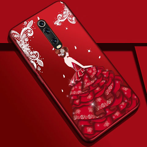 Funda Silicona Gel Goma Vestido de Novia Carcasa K01 para Xiaomi Mi 9T Vistoso