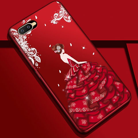 Funda Silicona Gel Goma Vestido de Novia Carcasa M04 para Oppo K1 Multicolor