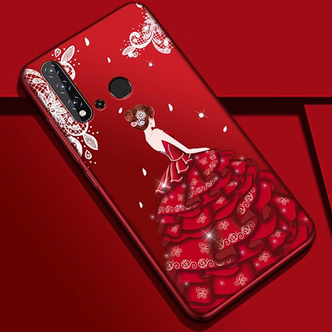 Funda Silicona Gel Goma Vestido de Novia Carcasa para Huawei P20 Lite (2019) Multicolor